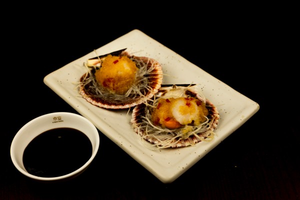 VIEIRAS CON SALSA AJO